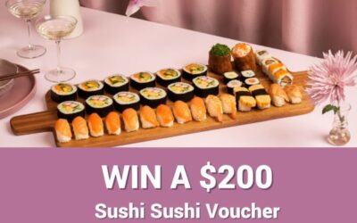 WIN a $200 Sushi Sushi Voucher