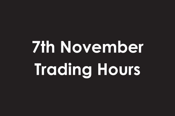 November 2023 Public Trading Hours